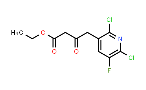 Ethyl 2,6-dichloro-5-fluoro-pyridine-3-acetoacetate