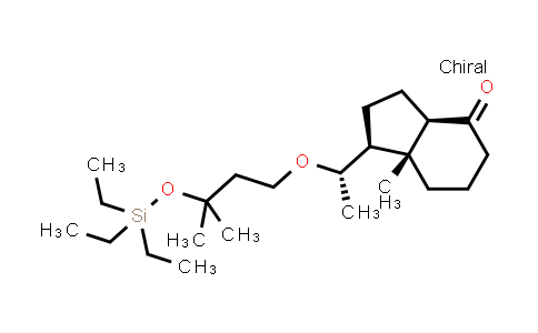 (1S,3aR,7aR)-7a-methyl-1-((S)-1-(3-methyl-3-((triethylsilyl)oxy)butoxy)ethyl)hexahydro-1H-inden-4(2H)-one