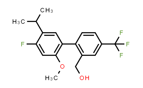 (4'-fluoro-5'-isopropyl-2'-methoxy-4-(trifluoromethyl)-[1,1'-biphenyl]-2-yl)methanol