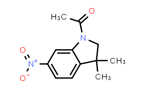 1-(3,3-二甲基-6-硝基二氢吲哚-1-基)乙-1-酮