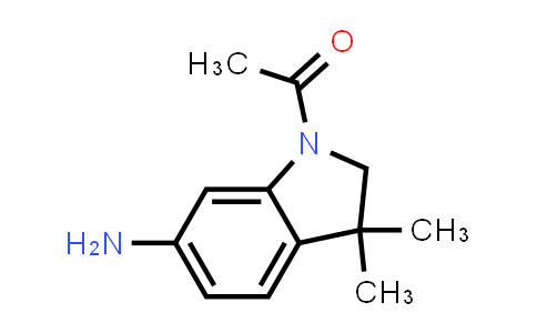 1-乙酰基-6-氨基-3,3-二甲基-2,3-二氢吲哚