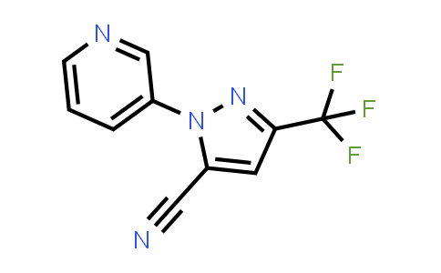 1-(3-Pyridinyl)-3-(trifluoromethyl)-1H-pyrazole-5-carbonitrile