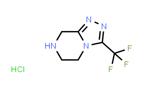3-(Trifluoromethyl)-5,6,7,8-tetrahydro-[1,2,4]triazolo[4,3-a]pyrazine hydrochloride