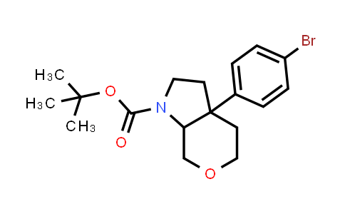 3A-(4-Bromo-Phenyl)-Hexahydro-Pyrano[3,4-B]Pyrrole-1-Carboxylic Acid Tert-Butyl Ester