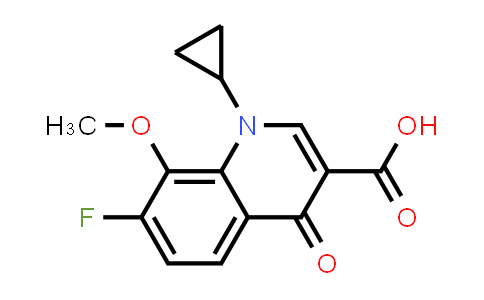 1-cyclopropyl-7-fluoro-8-methoxy-4-oxo-1,4-dihydroquinoline-3-carboxylic acid