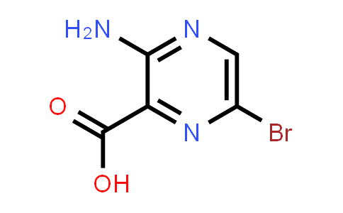 3-aMino-6-broMopyrazine-2-carboxylic acid