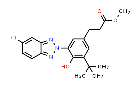 methyl 3-[3-tert-butyl-4-hydroxy-5-(5-chloro-2H-benzotriazol-2-yl)phenyl]propionate