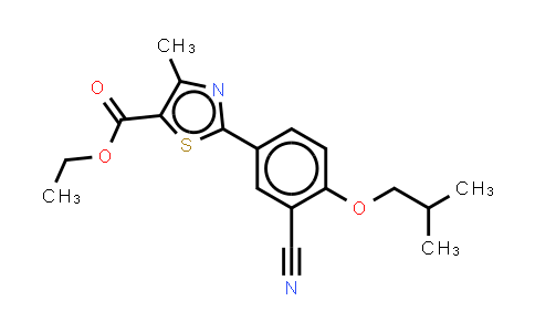 2[3-Cyano-4-(2-methyl propoxy)phenyl]4-methyl-5-thiazole carboxylic acid ethyl ester (CPT)