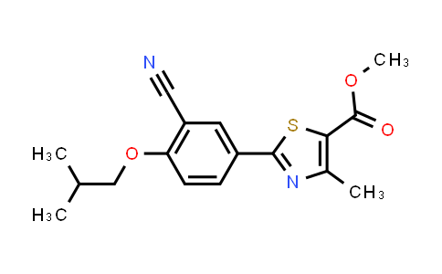 Methyl 2-[3-cyano-4-(2-methylpropoxy)phenyl]-4-methylthiazole-5-carboxylate