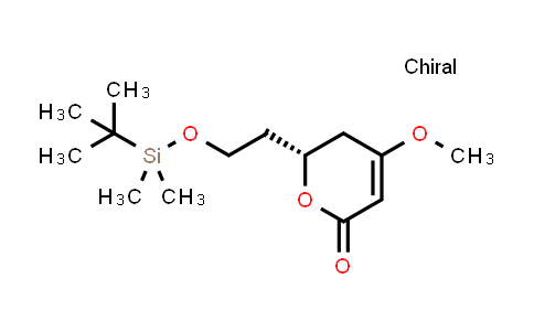 (R)-6-(2-((tert-butyldimethylsilyl)oxy)ethyl)-4-methoxy-5,6-dihydro-2H-pyran-2-one