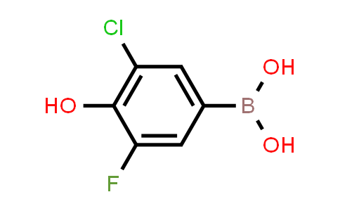 (3-Chloro-5-fluoro-4-hydroxyphenyl)boronic acid