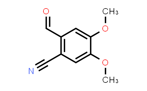 2-醛基-4,5-二甲氧基苯甲腈