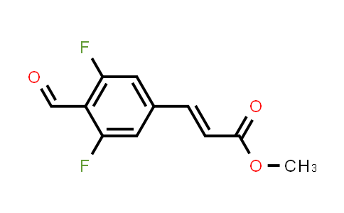 (E)-methyl 3-(3,5-difluoro-4-formylphenyl)acrylate