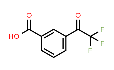 Benzoic acid, 3-(trifluoroacetyl)- (9CI)
