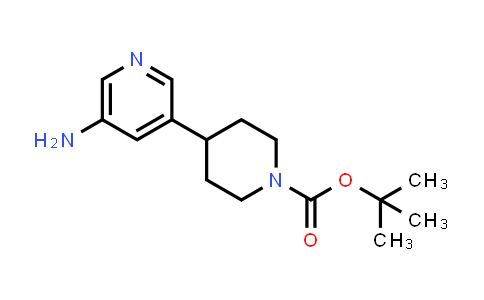tert-butyl 4-(5-aminopyridin-3-yl)piperidine-1-carboxylate