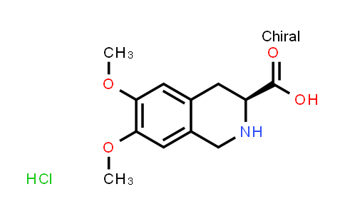 (S)-6,7-Dimethoxy-1,2,3,4-tetrahydro-3-isoquinolinecarboxylic acid hydrochloride
