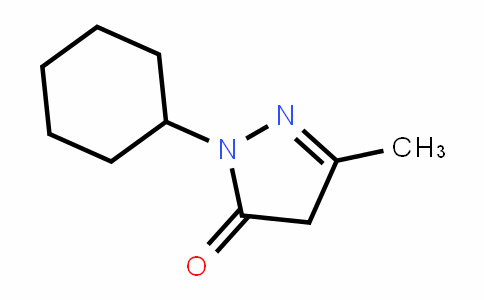 1-cyclohexyl-3-methyl-1H-pyrazol-5(4H)-one