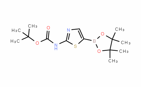 tert-butyl 5-(4,4,5,5-tetramethyl-1,3,2-dioxaborolan-2-yl)thiazol-2-ylcarbamate