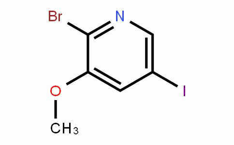 2-bromo-5-iodo-3-methoxypyridine