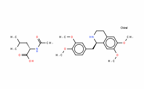 R-四氢罂粟碱-N-乙酰-L-亮氨酸盐