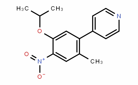 4-(5-异丙氧基-2-甲基-4-硝基苯基)吡啶