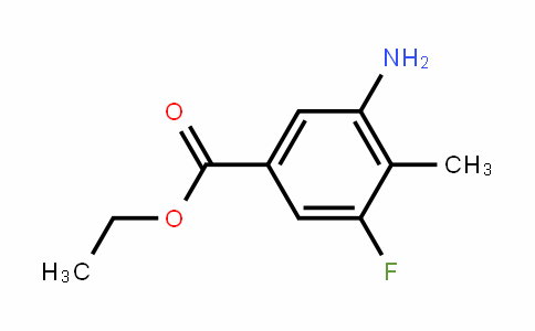 3-氨基-5-氟-4-甲基苯甲酸乙酯