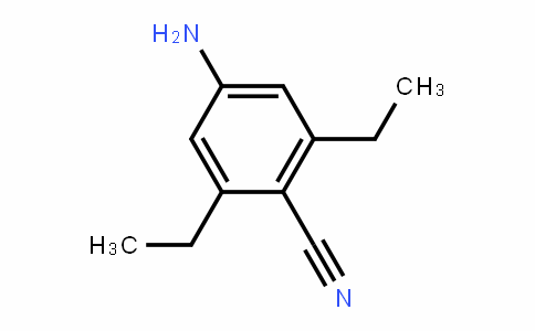 4-amino-2,6-diethylbenzonitrile
