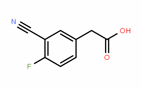 3-Cyano-4-fluorophenylacetic acid