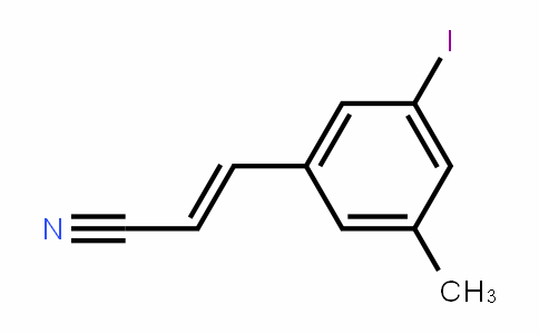 3-Iodo-5-methylcinnamonitrile