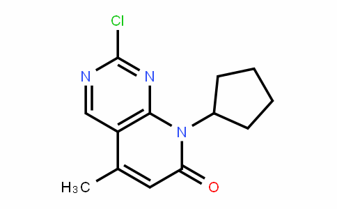 2-氯-8-环戊基-5-甲基-8H-吡啶并(2,3-d)嘧啶-7-酮