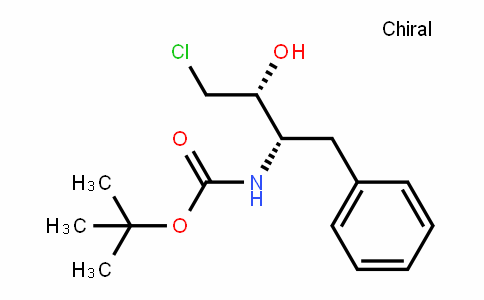 Carbamic acid, N-​[(1S,​2R)​-​3-​chloro-​2-​hydroxy-​1-​(phenylmethyl)​propyl]​-​, 1,​1-​dimethylethyl ester