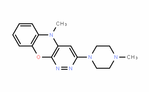 5H-​Pyridazino[3,​4-​b]​[1,​4]​benzoxazine, 5-​methyl-​3-​(4-​methyl-​1-​piperazinyl)​-
