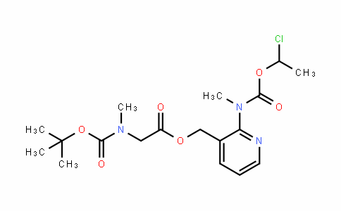 (2-(((1-chloroethoxy)carbonyl) (methyl)amino)pyridin-3-yl)methyl 2-((tert-butoxycarbonyl)(methyl)amino) acetate;