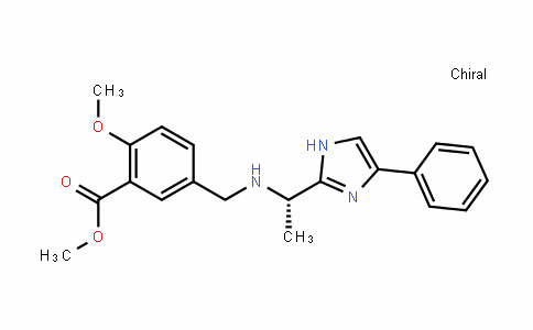 (S)-methyl 2-methoxy-5-((1-(4-phenyl-1H-imidazol-2-yl)ethylamino)methyl)benzoate