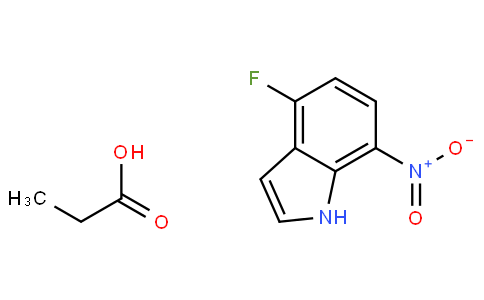 4-Fluoro-7-nitro 1H-indole-2-ethyl carboxylate
