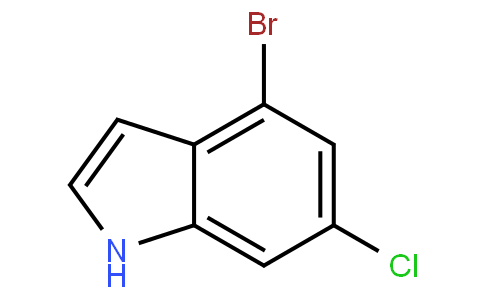 4-溴-6-氯吲哚