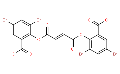 3,5-dibromo-2-[(E)-4-(2,4-dibromo-6-carboxyphenoxy)-4-oxobut-2-enoyl]oxybenzoic acid