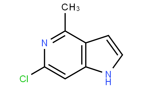 4-甲基-6-氯-5-氮杂吲哚