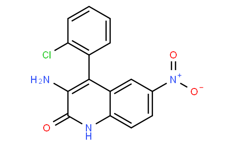 3-氨基-4-（2-氯苯基）-6-硝基喹啉-2-酮