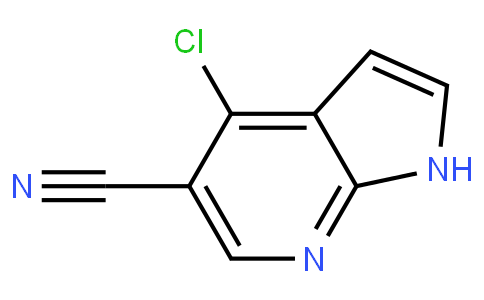 4-氯-1H-吡咯并[2,3-b]吡啶-5-甲腈
