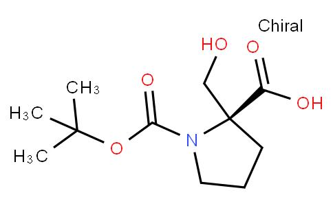 (S)-1-(tert-butoxycarbonyl)-2-(hydroxymethyl)pyrrolidine-2-carboxylic acid