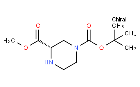 S-1-BOC-3-哌嗪甲酸甲酯