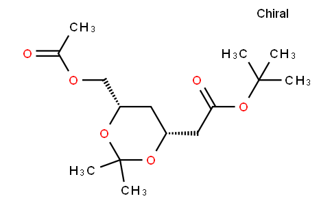 (4R-CIS)-6-乙酰氧甲基- -2,2二甲基-1,3-二氧六环-4-乙酸叔丁酯