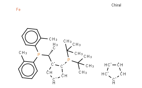 (1R)-1-[双(1,1-二甲基乙基)膦]-2-[(1R)-1-[双(2-甲基苯基)膦]乙基]二茂铁