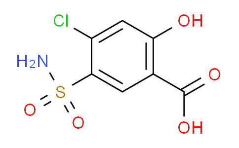 4-Chloro-2-hydroxy-5-sulfamoylbenzoic acid
