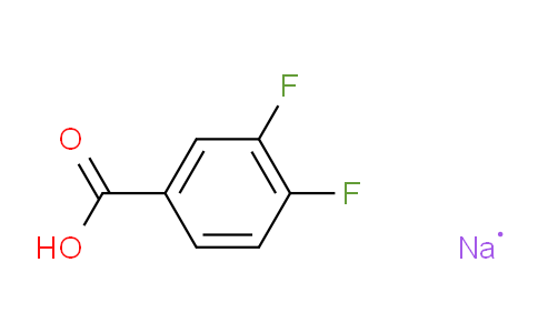 3,4-二氟苯甲酸钠