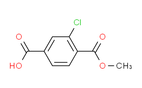 3-Chloro-4-(methoxycarbonyl)benzoic acid