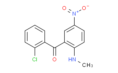 (2-chlorophenyl)-[2-(methylamino)-5-nitrophenyl]methanone