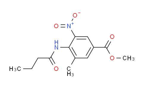 methyl 4-(butanoylamino)-3-methyl-5-nitrobenzoate