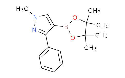 1-甲基-3-苯基-4-(4,4,5,5-四甲基-1,3,2-二恶硼烷-2-基)-1H-吡唑